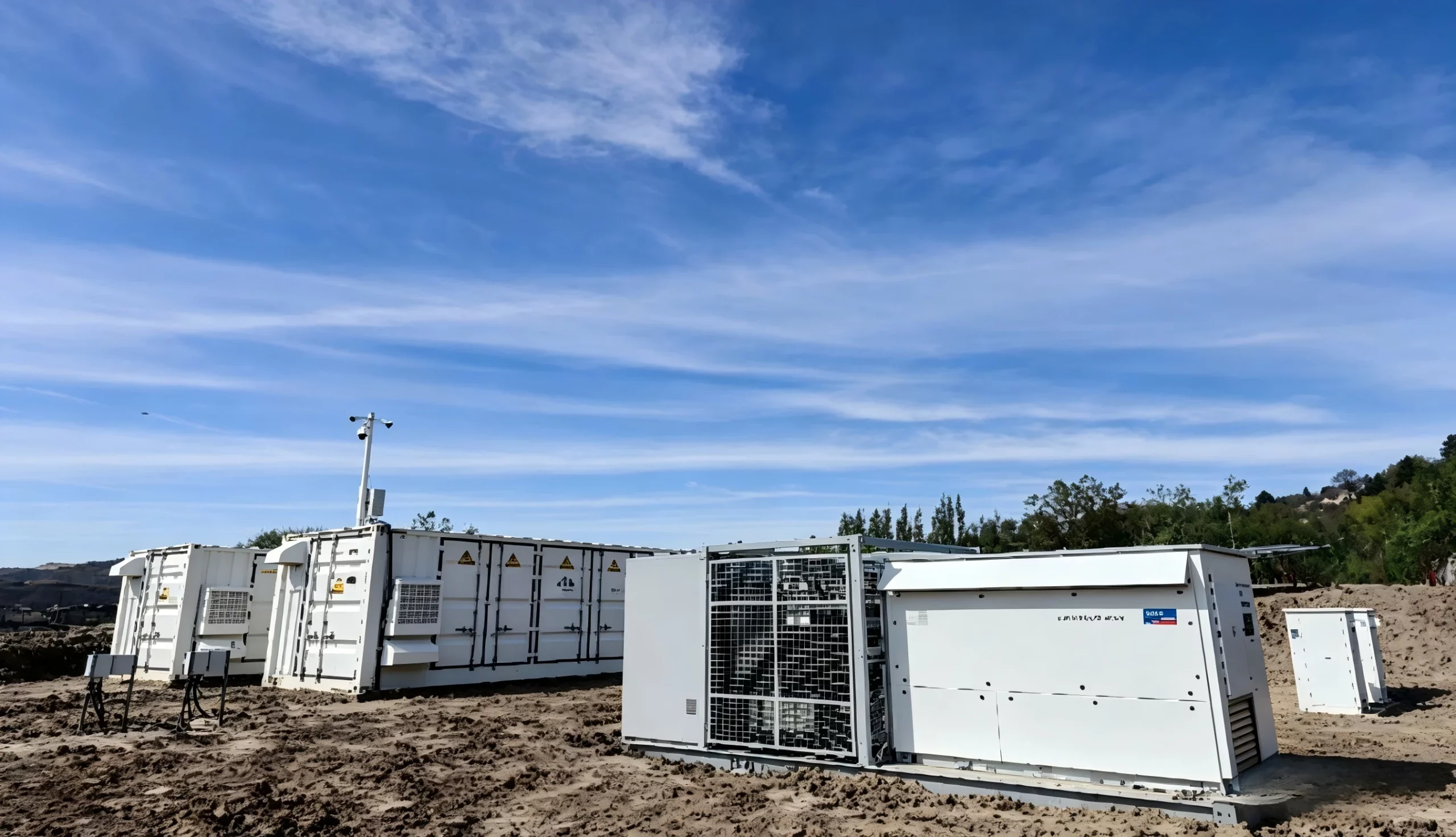 Outdoor C&I energy storage container installation